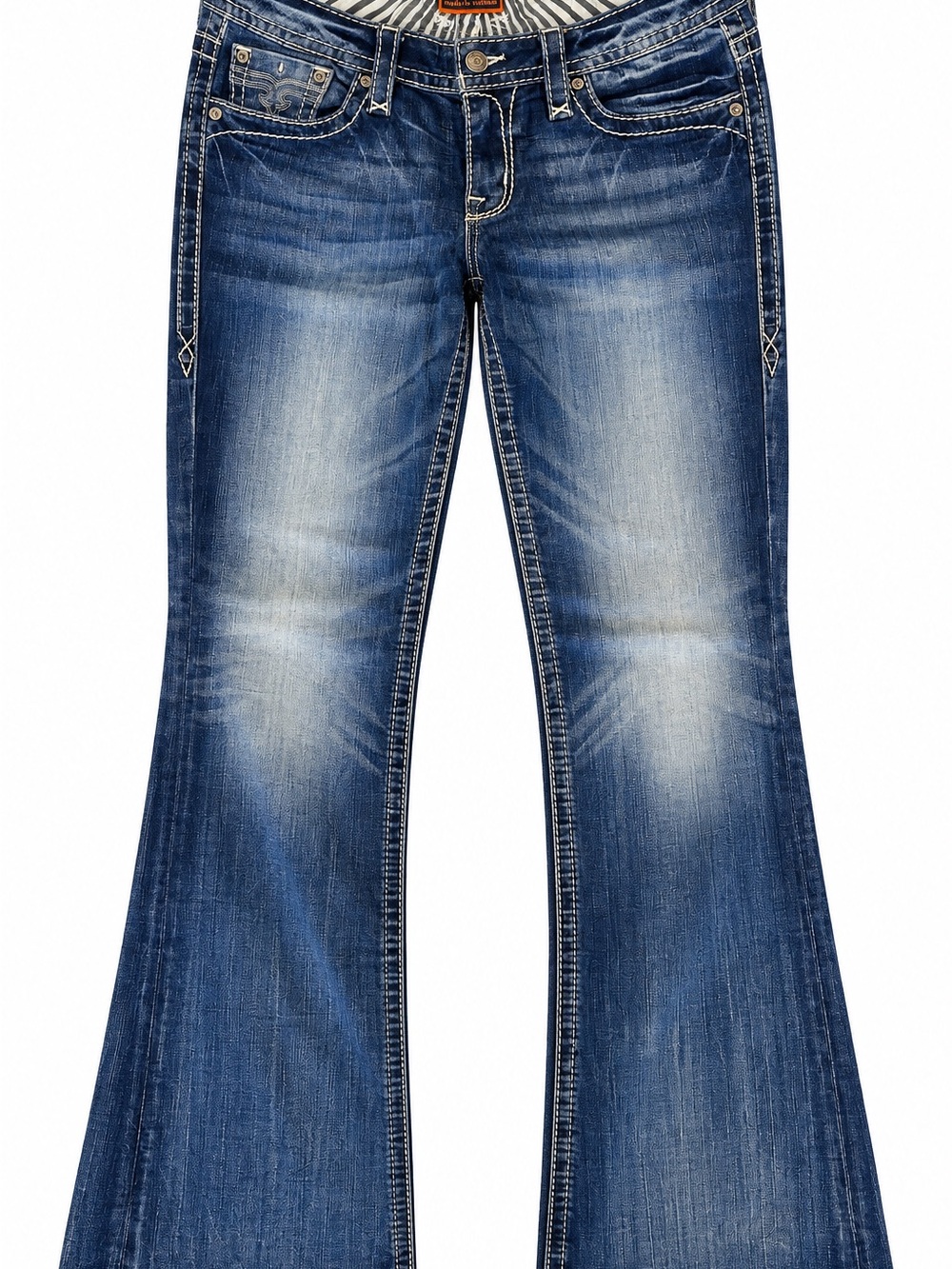 EUC Rock Revival Melora B200 Low Rise Bootcut Jeans Size 31 Y2K Western - Picture 5 of 8